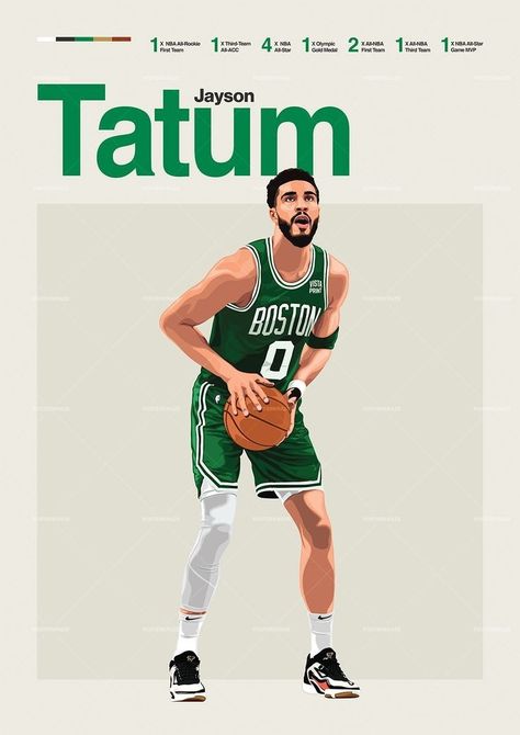 Boston Celtics Art, Celtics Poster, Basketball Gift Ideas, Basketball Artwork, Boston Basketball, Boston Celtics Basketball, Basketball Wall Art, Celtics Basketball, I Love Basketball