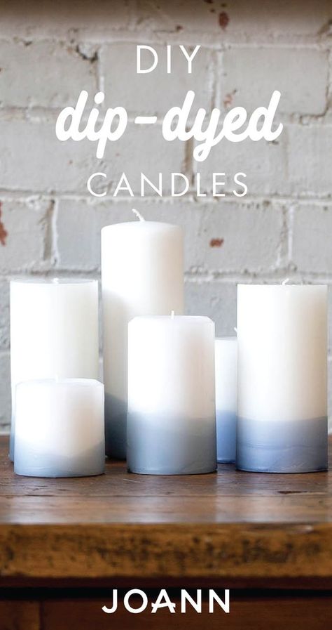 How To Make Dip, Diy Shibori, Candle Making Tips, Candle Decorating, Dip Dye Candles, Cozy Bohemian, Diy Gift Card, Diy Crafts Ideas, Diy Holder