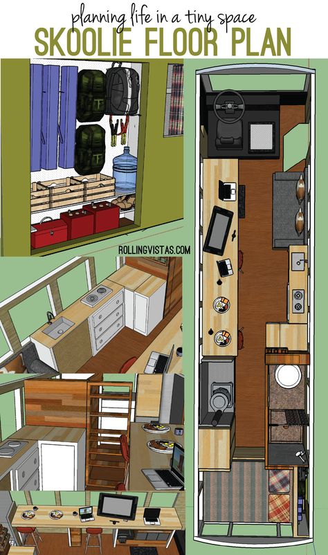 Bus Life Interior Layout, Skoolie Conversion Ideas, Converted Bus Home, Bus Conversion Ideas Layout School Buses, School Bus Conversion Plans, Mini Bus Conversion, School Bus Renovation, Bus Interior Ideas, Schoolbus Homes