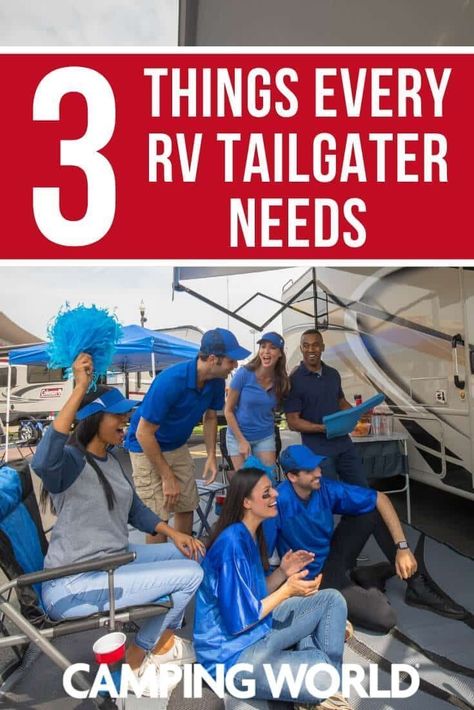 Football Bean Bag, Outdoor Screen Room, Tailgating Essentials, Travel Trailer Accessories, Tailgating Ideas, Tailgate Essentials, Outdoor Screens, Rv Adventure, Football Themes