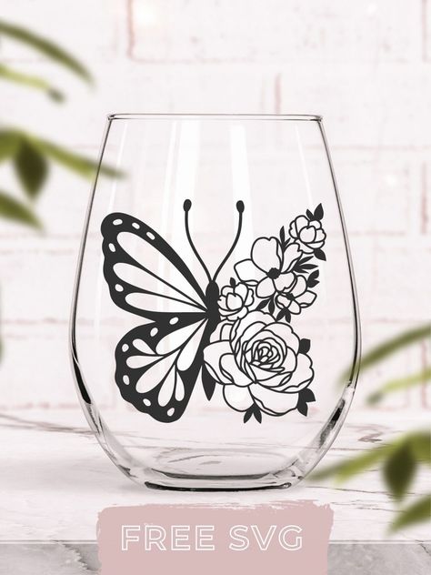 FREE Butterfly SVG Cut File - Perfect for Cricut - Tommy & Tilly Design Butterfly For Cricut, Free Svg Files For Cricut Butterflies, Free Svg Butterfly, Free Butterfly Svg Files For Cricut, Cricut Butterfly Projects, Free Flower Svg Files For Cricut, Free Butterfly Svg, Cricut Acrylic, Svg Free Files For Cricut