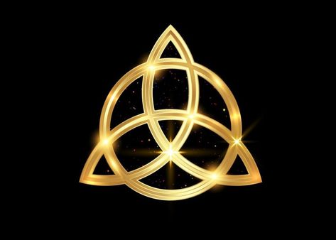 Symbol For Protection, Trinity Knot Tattoo, The Triquetra, The Power Of Three, Power Of Three, Wiccan Symbols, Celtic Trinity Knot, Spiritual Stuff, Trinity Knot