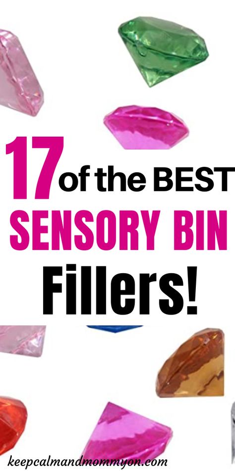 DIY Sensory Bins, Easy Sensory Bins, Sensory Bin Ideas, Sensory Stimulation, Parenting, Activities for Kids, Calming Craft Ideas for Kids Sensory Bins For Seniors, Sensory Box Ideas, Easy Sensory Bins, Sensory Bin Fillers, Winter Sensory Bin, Sensory Bin Ideas, Sensory Bin Play, Fish Tank Gravel, Fall Sensory Bin