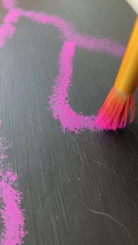 Shelly Clouds (@shellyclouds) has created a short video on TikTok with music Lost by frank ocean. | Had to try this lightning technique I saw on tiktok!! ⚡️💖 (ps this is on wood again 🤗) ib: @peachykayy #foryoupage #acrylicpaint #artistsoftiktok Shelly Clouds, Lightning Painting, Easy Painting For Kids, Neon Art Painting, Lightning Art, Black Canvas Paintings, Acrylic Painting Diy, Hippie Painting, Simple Canvas Paintings