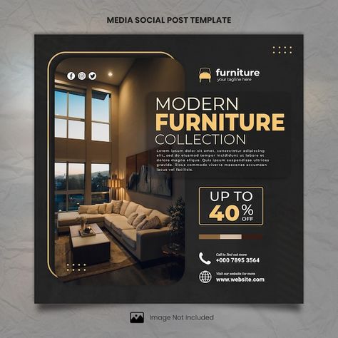 Furniture Flyer Design Ideas, Interior Post Design, Interior Design Poster Ideas, Furniture Social Media Design, Furniture Ads Design, Interior Poster Design, Interior Design Ads, Interior Ads, Product Banner Design