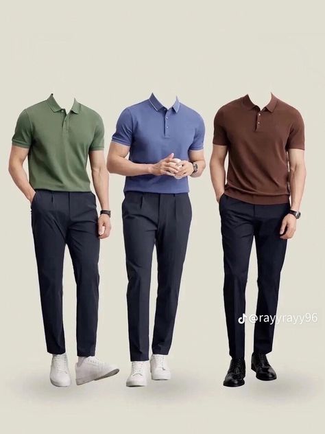 Outfits Quotes, Guys Fashion Casual, Mens Smart Casual Outfits, Polo Shirt Outfits, Mens Business Casual Outfits, Herren Style, Classy Outfits Men, Mens Casual Outfits Summer, Smart Casual Men