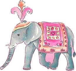 Preppy Collages, Aesthetic Elephant, Elephant Watercolor, Elephant Wallpaper, Elephant Print Art, Animals Watercolor, Elephant Illustration, Preppy Pink, Watercolor Elephant