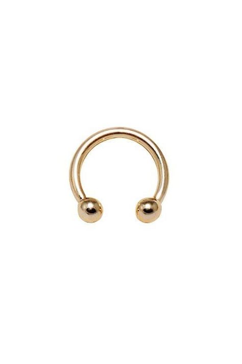 Septum Barbell, Gold Septum Piercing, Daith Ring, Piercing Daith, Gold Septum, Septum Piercing Jewelry, Daith Rings, Circular Barbell, Barbell Piercing