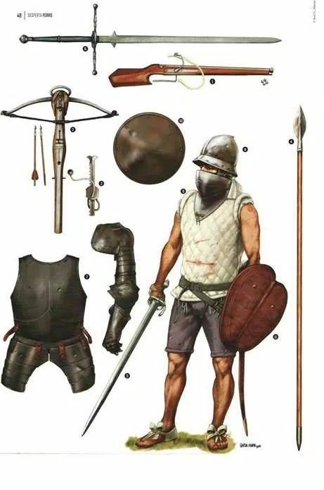 Spanish Soldier, Historical Warriors, Spanish Conquistador, Ancient Armor, Historical Illustration, Early Modern Period, Historical Armor, Ancient Warfare, Knight Armor