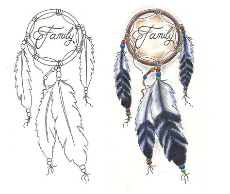 large free printable tattoo designs | Freebies Tattoo Designs Dream Catcher Family by TattooSavage on ... Atrapasueños Tattoo, Dreamcatcher Drawing, Family Name Tattoos, Rose Heart Tattoo, Dream Catcher Drawing, Dream Catcher Tattoo Design, Native American Tattoo, Native American Tattoos, Bull Tattoos