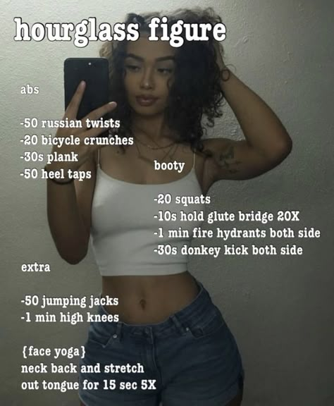 Teen Workout, Teen Workout Plan, Workouts To Tone, Hourglass Workout, Body Workout Routine, Weight Gain Workout, Small Waist Workout, Summer Body Workout Plan, Full Body Workout Routine