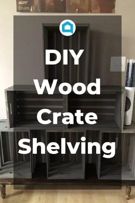 Instead of spending hundreds on gorgeous rustic furniture, create your own crate dresser on a budget. DIY to give it the look you love. diy | diy home decor | build it yourself | diy crate | crates | crate furniture | shalving ideas | diy shelving | repurpose Crate Dresser, Crate Organizer, Childrens Reading Nook, Crate Shelving, Diy Wood Crate, Wood Crate Coffee Table, Crate Bench, Diy Shelving, Bookcase Makeover