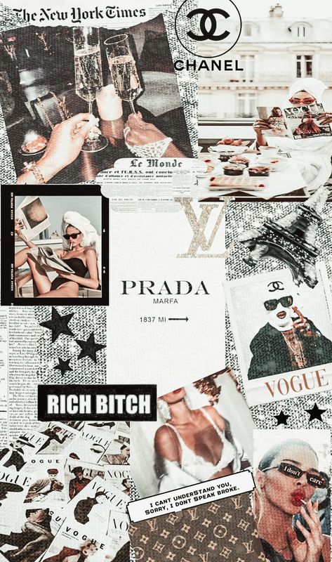 Luxury Collage, Flower Drawing Easy, Artist Hue, Vogue Wallpaper, Icona Ios, Aesthetic Wallpapers Iphone, Prada Marfa, 2022 Aesthetic, Wallpaper Tumblr Aesthetic