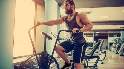 For the Ultimate Low-Impact Cardio Workout, Hop on an Airdyne Bike Quick Hiit Workout, Bike Workout, Low Impact Cardio Workout, Fasting Diet Plan, Intermittent Fasting Diet, Strength And Conditioning Coach, Low Impact Cardio, Fitness Magazine, Fasting Diet