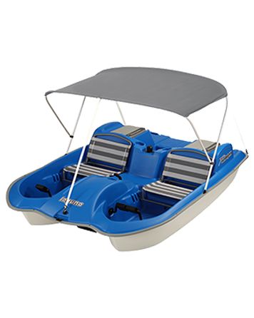 Laguna 5 Seater Pedal Boat with Canopy - Sun Dolphin Boats Bass Fishing Boats, Pedal Boats, Pedal Boat, Paddle Wheel, Paddle Boat, Lake Boat, Water Adventure, Sport Fishing, Boat Plans