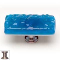 Sietto [LK-220-SN] Handmade Glass Cabinet Knob - Glacier - Long - Turquoise - Satin Nickel Base - 2&quot Glass Cabinet Knobs, Cabinet Hardware Knobs, Glass Knobs, Types Of Furniture, Window Hardware, Glass Cabinet, Cabinet Knob, Decorative Hardware, Cabinet Door