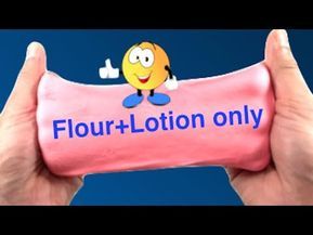 How To Make Slime With Flour and Lotion!! DIY Slime Without Glue or Water - YouTube Slime With Flour, Diy Slime Without Glue, Slime Without Glue Recipe, Flour Slime, Slime With Shampoo, Make Slime For Kids, 2 Ingredient Slime, Slime Without Glue, Lotion Diy