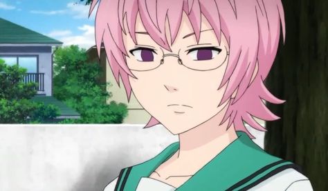 Saiki Kusuo ❤girl Fem Saiki, Saiki K Pfps, Kuriko Saiki, Saiki K Anime, Saki K, K Anime, Psi Nan, Kusuo Saiki, Disastrous Life Of Saiki K