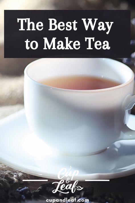 Tea Tips, Night Time Tea, Tea Remedies, Different Types Of Tea, Tea Brewing, Tea Health Benefits, Make Tea, Perfect Cup Of Tea, Rooibos Tea