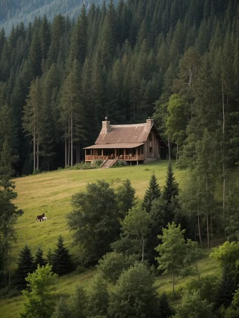 Mountain Secret Slideshow Pictures, Woodsy Cabin, Denim Paint, Dream Escape, Cabin Aesthetic, John Constantine, Mountain Life, Painted Denim, Cabins In The Woods