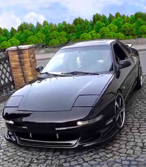 Ford Probe GT Black | Custom Body Molding  | Custom Rims | Spoiler Ford Probe Gt, Custom Rims, Ford Pinto, Ford Probe, Mens Boots Fashion, Mazda Rx7, Performance Cars, Future Car, Jdm Cars