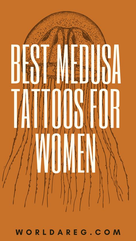 Best Medusa Tattoos For Women - It depends on the look you are going for. See more ideas about Medusa tattoo. Medusa Tattoos For Women, Mythology Symbols, Tattoo Medusa, Medusa Tattoos, Medusa Versace, Cool Tattoo, Medusa Tattoo, Travel Tattoo, Inspirational Tattoos