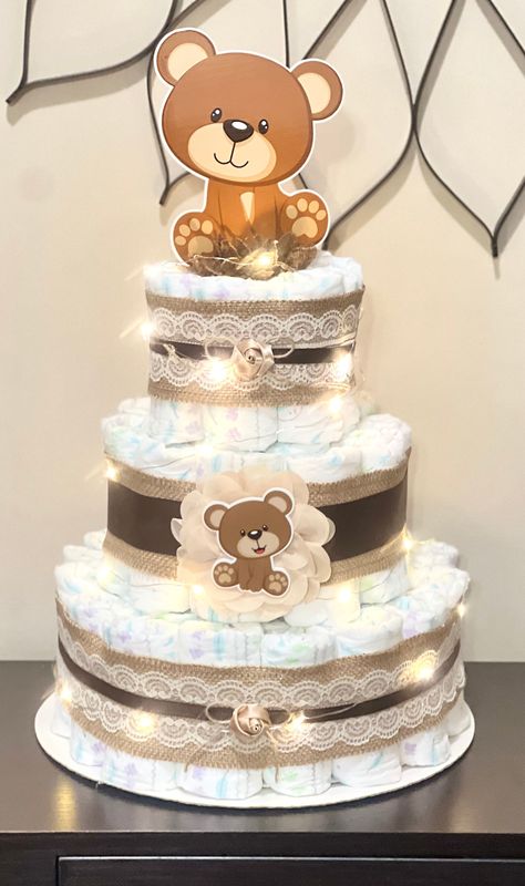 Teddy Bear Baby Shower Centerpiece, Baby Shower Table Centerpiece, Teddy Bear Diaper Cake, Bear Diaper Cake, Teddy Bear Centerpieces, Teddy Bear Baby Shower Theme, Baby Shower Table Centerpieces, Bear Baby Shower Theme