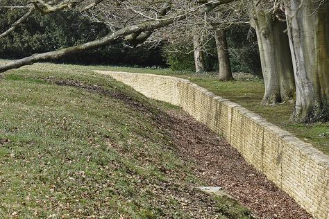 Rousham Park - Haha Haha Wall, Grassy Driveway, Capability Brown, 18th Century Landscape, Soil And Water Conservation, Landscaped Garden, Farm Shed, Landscape Structure, Front Yard Design