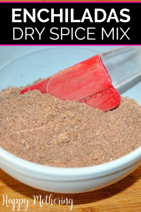 Learn how to make an Enchiladas Spice Mix that makes baking enchiladas from scratch a breeze. Keep the homemade dry mix in a jar and making chicken enchiladas for dinner will be quick and easy. #spicemix #enchiladas #enchiladasauce #mexican #mexicanfood #dinner #spiceshelf #makeityourself #howto #diy #homemade Enchilada Spice Mix Recipe, Enchilada Seasoning Recipe, Enchilada Seasoning, Season Mixes, Growing Fennel, Best Chicken Enchiladas, Side Dish Ideas, Food Flavors, Mix In A Jar