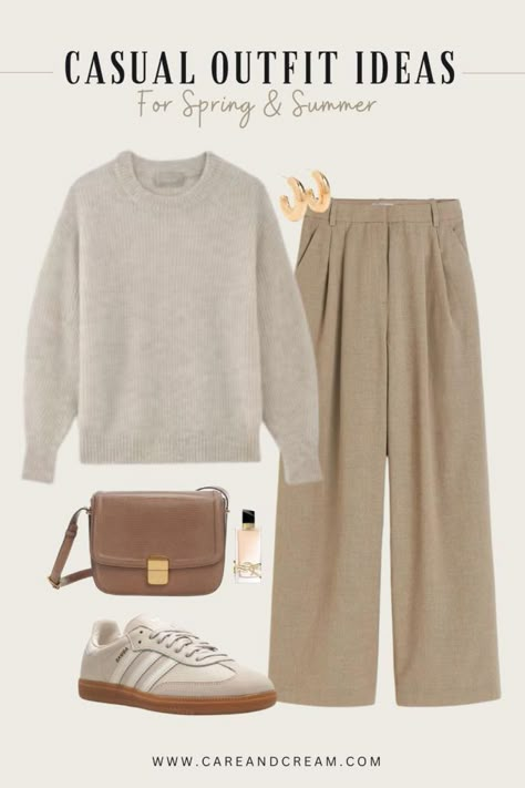 Outfit Ideas 2025 Spring, Outfit Spring 2025 Women, Casual Workwear Outfits, Casual Spring Mom Outfits, Outfit Inspo Spring 2025, Spring Capsule 2025, Modest Fashion Outfits Summer Casual, Spring Old Money Outfits, Spring Fashion Outfits 2025