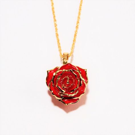 Your ultimate spring gift! 🌹🌹🌹 #giftforher #jewelrydesigner #boston #rosenecklace Cheap Rose Necklaces With Rose Design, Luxury Rose-colored Jewelry For Gift, Luxury Rose Detail Jewelry As A Gift, Luxury Rose Design Necklace For Gift, Red Rose Necklace, Necklace Quotes, Dragon Earrings, Real Rose, Rose Necklace