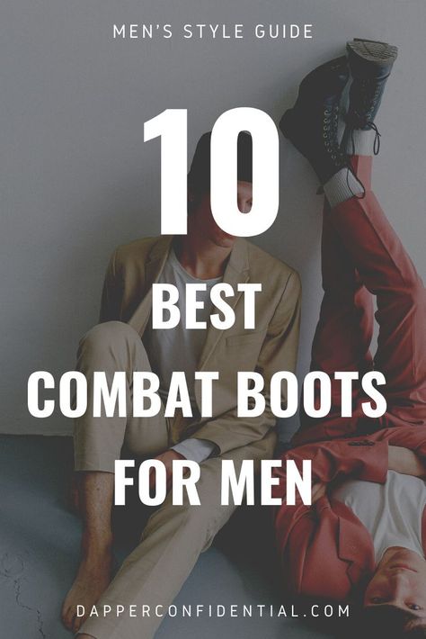 Whether you’re looking for something tactical or you want military-influenced style, we list some of the best combat boots for men and how to wear them in the article. Men Combat Boots Outfit, Tactical Boots Outfit Men, Tactical Boots Outfit, Mens Boots Fashion Outfits, Mens Boots Outfits, Combat Boots Outfit Men, Mens Fall Boots, Combat Boots For Men, Tactical Outfit