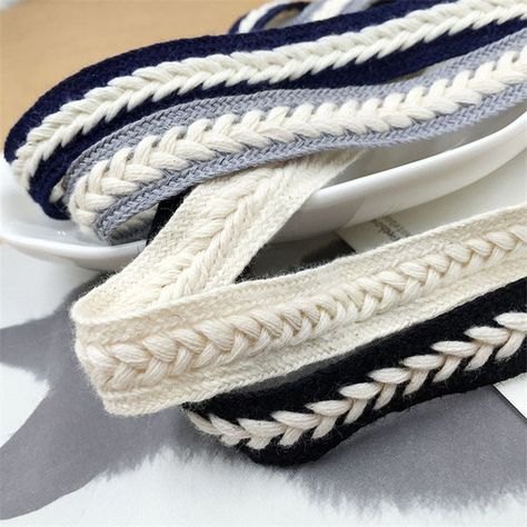 20 Yads Herringbone Tape 4 colors 100% Cotton Woven Label Decoration Tape Jacquard Webbing Handmade Diy Accessories Width 15MM Lace Tape, Ribbon Decorations, Embroidered Lace Fabric, Metallic Bag, Sewing Material, Purse Strap, Woven Labels, Fabric Ribbon, Beaded Tassels