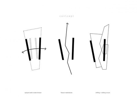 Fractured House / Studio H:T Parti Diagram, Henning Larsen, Concept Draw, Architecture Portfolio Design, Architecture Concept Diagram, Studios Architecture, Concept Diagram, Modern Architects, Architecture Graphics