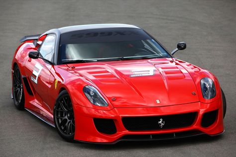 Ferrari 599 GTB Fiorano    Engine: 6.0 L Tipo F140C V12 5934 cc    0-100 km/h (62 mph) in 3.7 seconds  0-200 km/h (124 mph) in 11.0 seconds  Top speed: over 330 km/h (205 mph)    Price: $460,000 Gto Car, Ferrari 599, Ferrari Enzo, Car Hd, Most Expensive Car, Ferrari Car, Car Images, Red Car, Expensive Cars