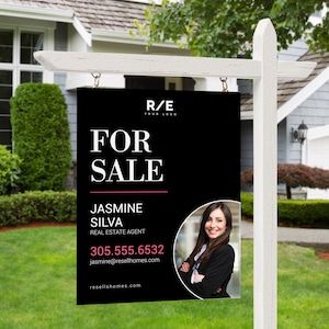 Realtor For Sale Signs, Real Estate Signs Ideas, Real Estate Vision Board, Real Estate Yard Signs, Real Estate Pictures, Realtor Signs, Real Estate Sign Design, Logo Colors, Real Estate Signs