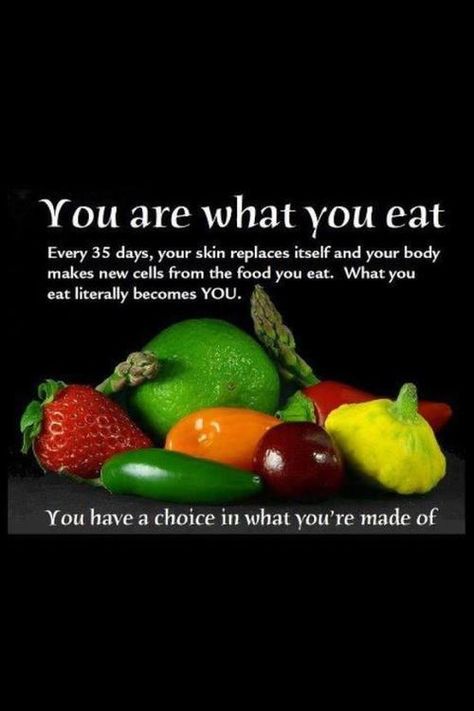 You are what you eat. Every 35 days, your skin replaces itself and your body makes new cells from the food you eat. What you eat literally becomes you. You have a choice in what you’re made of. Food Matters, Cookie Time, Juice Plus, Diet Vegetarian, Food Facts, Eating Raw, Detox Recipes, What You Eat, Back To Nature