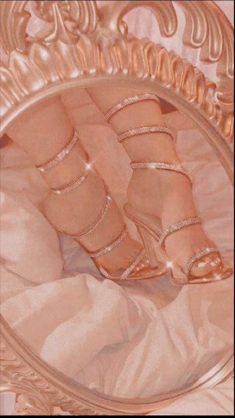 Objects Aesthetic, High Heels Aesthetic, Golden Aesthetic, Sparkle High Heels, Aesthetic Objects, Heels Aesthetic, Peach Aesthetic, Gold Aesthetic, Aesthetic Shoes