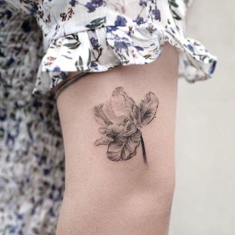 STUDIOBYSOL_Kimria no Instagram: “A flower on her arm @tattooist_kimria @studiobysol . . . #flowertattoo #tattoo #koreantattoo #koreatattoo #armtattoo #realismtattoo…” Single Needle Tattoo Sleeve, Flower Tattoos Shoulder, Korea Tattoo, Tattoos Shoulder, Needle Tattoo, Korean Tattoos, Single Needle Tattoo, Flower Tattoo Shoulder, Tattoo Sketch