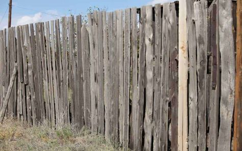 3 Easy Steps to Extend the Life of Your Old Fence | Rustic Fence | Fence Company Serving Dallas-Fort Worth Old Wooden Fence, Rustic Fence, Concrete Footings, Types Of Fences, Old Fences, Diy Fence, Fencing Companies, Chain Link Fence, Mold Remover