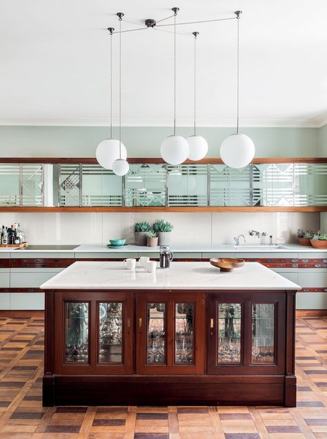 Large Hallway, Oak Panels, London House, Stylish Kitchen, House Garden, Shaker Style, Kitchen Shelves, Wall Unit, Farrow Ball