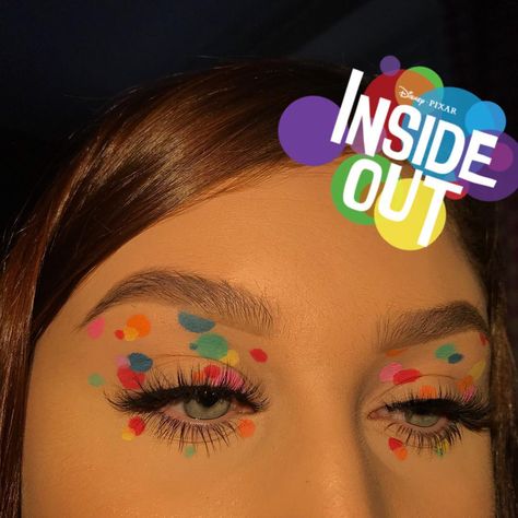 Chloe 👩🏻‍🎨 on Instagram: “INSIDE OUT 💫 First up let’s start by ignoring my brows, I’ve been saving plucking them until the day before I go back to school😂  I…” Inside Out Face Paint, Inside Out Makeup Looks, Inside Out Makeup, Bing Bong Inside Out, Go Back To School, Crazy Makeup, Halloween Make Up, Sephora Makeup, Halloween Make