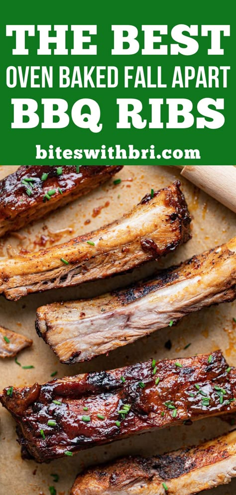 St Louis Ribs Recipe, Oven Pork Ribs, Ribs Recipe Oven, Baked Pork Loin, St Louis Ribs, Baked Pork Ribs, Ribs In The Oven, Glazed Ribs, Ribs In Oven