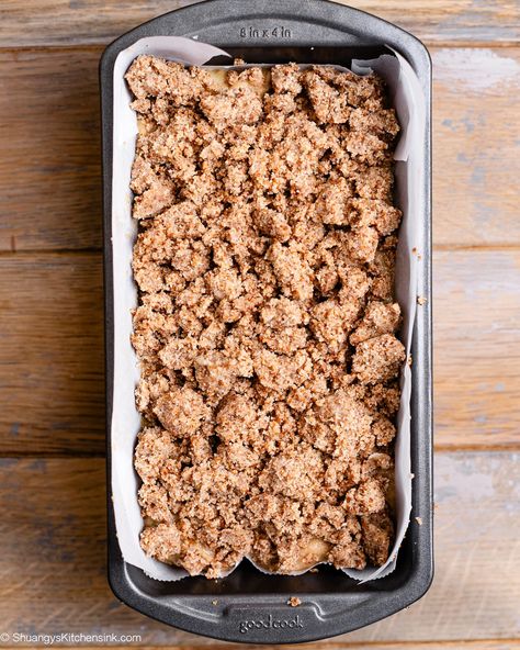 Almond Flour Streusel Topping {3 Ingredients} Almond Flour Streusel Topping, Almond Streusel Topping, Pumpkin Coffee Cake Recipes, Streusel Topping Recipe, Texture Combination, Make Almond Flour, Apple Bread Recipe, Pumpkin Coffee Cakes, Baking With Almond Flour