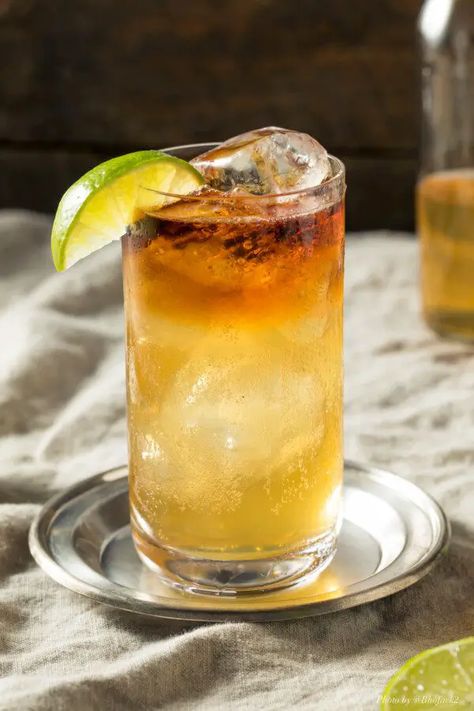 Dark And Stormy Cocktail Recipe — THE SHAKEN COCKTAIL Dark And Stormy Drink, Dark And Stormy Cocktail, Dark N Stormy Cocktail, Easy Summer Cocktails, Dark & Stormy, Dark And Stormy, Refreshing Summer Cocktails, Dark N Stormy, Rum Drinks