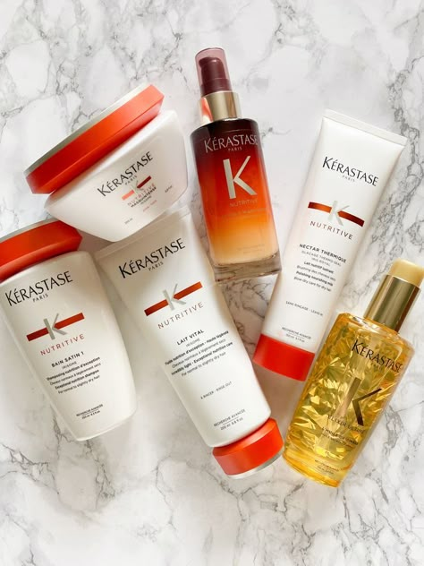 Kerastase Hair, Hair Colour Ideas, Professional Skin Care Products, Hair Essentials, Sls Free Products, Frizz Control, Hair Product, Hair Routine, Hair Routines