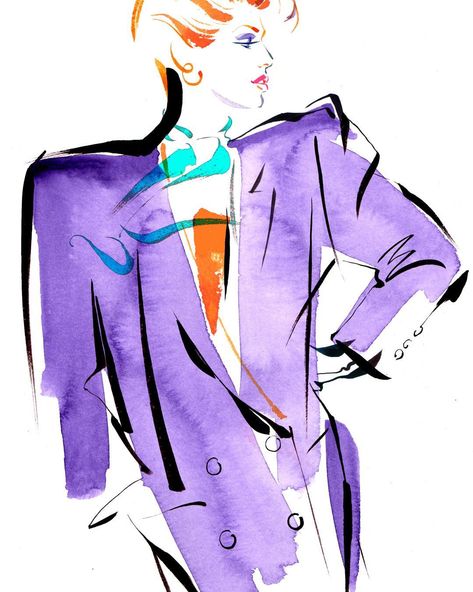 SHOULDER PADS - 1980’s Fashion ....who remembers these then? .....and who confesses to wearing them - I know I did 😳  #extremefashion… 80s Vogue, Fashion Illustration Drawing, 1980’s Fashion, Event Illustration, Fashion Vector, Extreme Fashion, Wave Illustration, Fashion Illustrators, Fashion Figure Drawing