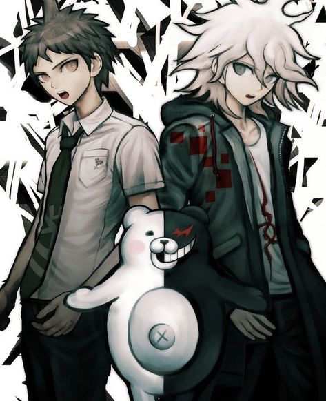 #danganronpa Makoto Naegi, Danganronpa 1, Danganronpa Memes, Trigger Happy Havoc, Trigger Happy, Nagito Komaeda, Danganronpa 3, Danganronpa V3, Danganronpa Characters