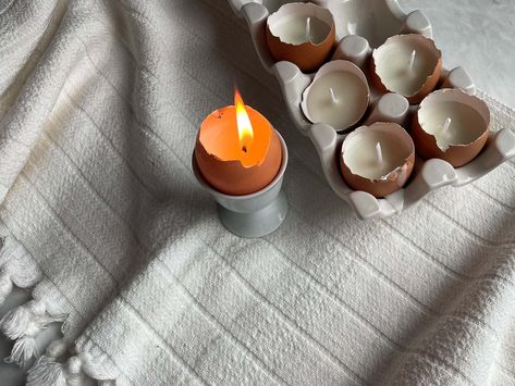 Eggshell Candles, Pasture Raised Eggs, Egg Molds, Printed Candles, Shell Candles, Farm Eggs, Festival Diy, Whole Eggs, Egg Carton