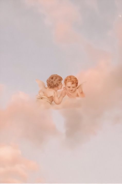 Cherub Angel Wallpaper, Cherub Wallpaper Aesthetic, Cherubs Aesthetic, Angel Wallpaper, Greek Mythology Art, Angel Aesthetic, Pop Art Wallpaper, Aesthetic Pastel Wallpaper, Romantic Art